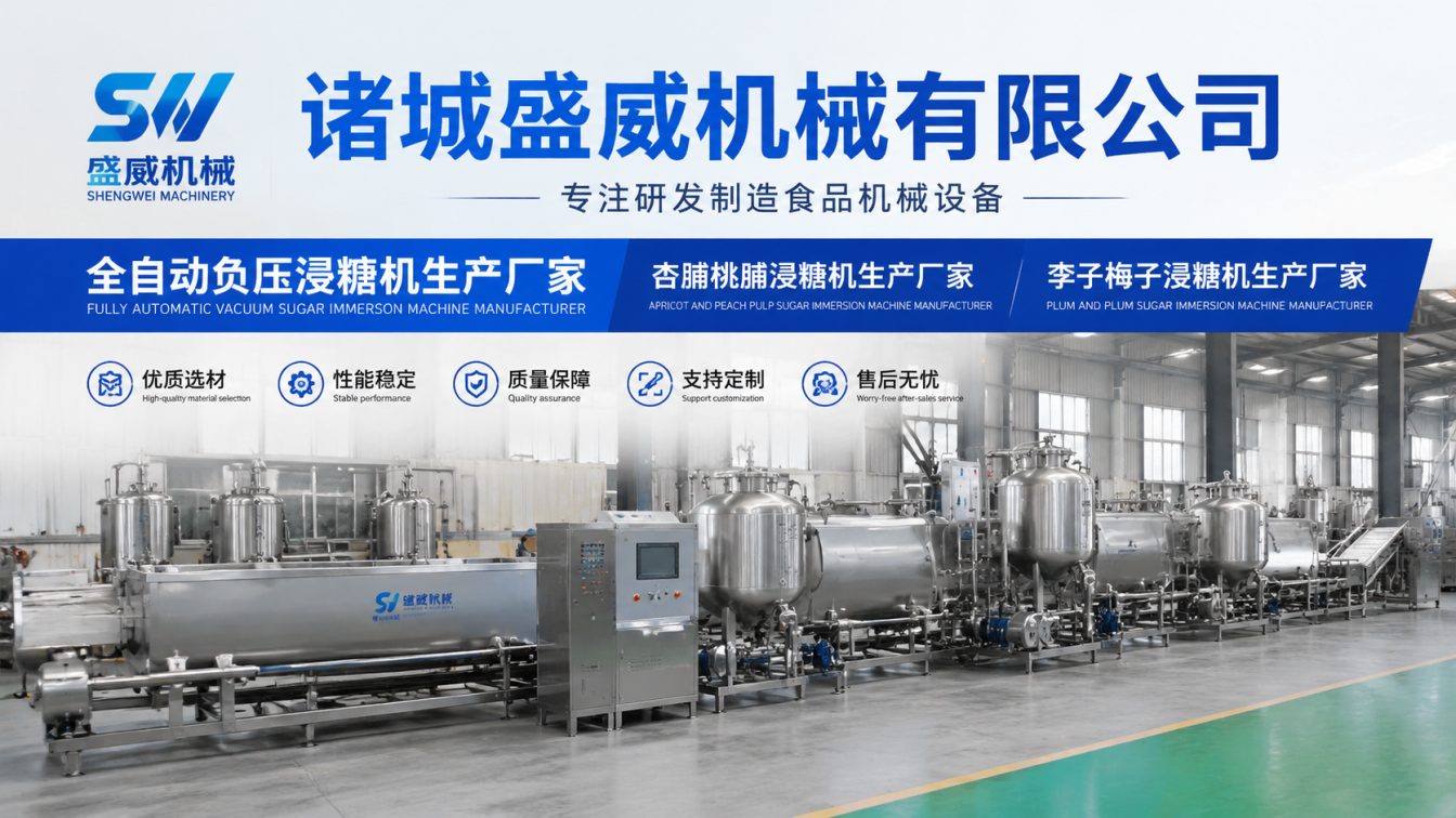 大庆为果脯加工提供负压浸糖方案